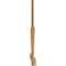 Ekena Millwork Kennewick Timber Gable Bracket, Western Red Cedar, 96"W x 40"H x 1 1/2"D x 3 1/2"F, 10/12 Pitch GBW096X40X0204KEN00SWR - alternate 5